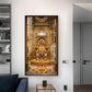 Mahakaleshwar Jyotirlinga Glass Finish Vertical Wall Art