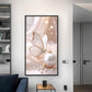 Beautiful Butterfly Glass Finish Vertical Wall Art