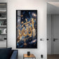 Khuda Glass Finish Vertical Wall Art