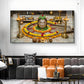 Trimbakeshwar Jyotirlinga Glass Finish Horizontal Wall Art