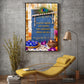 Sacred Krishna Mantra Glass Finish Vertical Wall Art