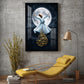 The Whirl Of Rahmah Glass Finish Vertical Wall Art