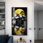 Twilight Tree Serenity Glass Finish Vertical Wall Art