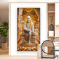 Om Sai Ram Glass Finish Vertical Wall Art