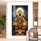 Lord Venkateswara Glass Finish Vertical Wall Art