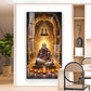 Baba Neemkaroli Glass Finish Vertical Wall Art