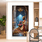 Chhatrapati Shivaji Maharaj WIth Lord Shiva Glass Finish Vertical Wall Art