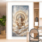 Ganpati Bappa Maurya Glass Finish Vertical Wall Art