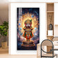 Lord Jagannath Prabhu Glass Finish Vertical Wall Art