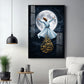 The Whirl Of Rahmah Glass Finish Vertical Wall Art