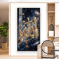 Khuda Glass Finish Vertical Wall Art