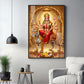 Sherawali Maa Glass Finish Vertical Wall Art