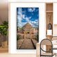 The Sanchi Stupa Glass Finish Vertical Wall Art