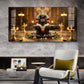 Shivling Eternal Devotion Glass Finish Horizontal Wall Art