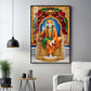 Sai Baba Religious Glass Finish Vertical Wall Art