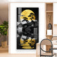 Twilight Tree Serenity Glass Finish Vertical Wall Art