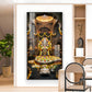Divine Mallikarjuna Jyotirlinga Glass Finish Vertical Wall Art
