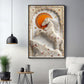 The Sacred Horse Glass Finish Vertical Wall Art