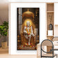 Sai Baba Darbar Glass Finish Vertical Wall Art
