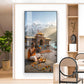 Jai Badrinath Glass Finish Vertical Wall Art