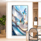 Butterfly Bliss Bouquet Glass Finish Vertical Wall Art