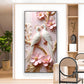 Pink Paradise Pair Glass Finish Vertical Wall Art