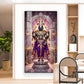 Om Namo Venkateswara Glass Finish Vertical Wall Art
