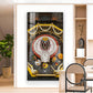 Divine Bhimashankar Jyotirlinga Glass Finish Vertical Wall Art