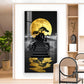 Stairway To The Moon Glass Finish Vertical Wall Art