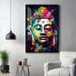 Colorful Enlightenment Glass Finish Vertical Wall Art