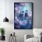 Harmony in Flight Glass Finish Vertical Wall Art