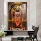 Hindu Deity Lord Venkateswara Glass Finish Vertical Wall Art