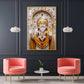 Premanand Maharaj Ji Glass Finish Vertical Wall Art