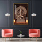 Divine Ganpati Bappa Glass Finish Vertical Wall Art