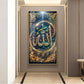 Allah Glass Finish Vertical Wall Art