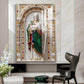 DIvine God jesus Glass Finish Vertical Wall Art