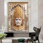 Divine Shyam Baba Glass Finish Vertical Wall Art