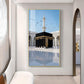 Mecca Glass Finish Vertical Wall Art