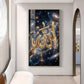 Khuda Glass Finish Vertical Wall Art