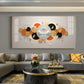 Pair Of White Swan Glass Finish Horizontal Wall Art