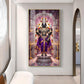 Om Namo Venkateswara Glass Finish Vertical Wall Art