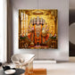 Panchmukhi Hanuman Ji Glass Finish Square Wall Art