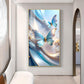 Butterfly Bliss Bouquet Glass Finish Vertical Wall Art
