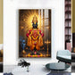 Lord Vithala Glass Finish Vertical Wall Art