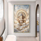 Ganpati Bappa Maurya Glass Finish Vertical Wall Art