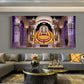 Lord Khatu Shyam ji Glass Finish Horizontal Wall Art
