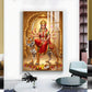 Sherawali Maa Glass Finish Vertical Wall Art