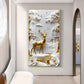 Deerlighted Forest Glass Finish Vertical Wall Art