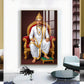 Lord Basavesvara Glass Finish Vertical Wall Art