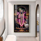 Lord Shrinath Ji Glass Finish Vertical Wall Art